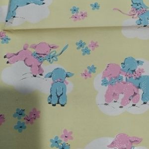 Vintage Baby Gift Wrap 2 Sheet's 20X30 inch